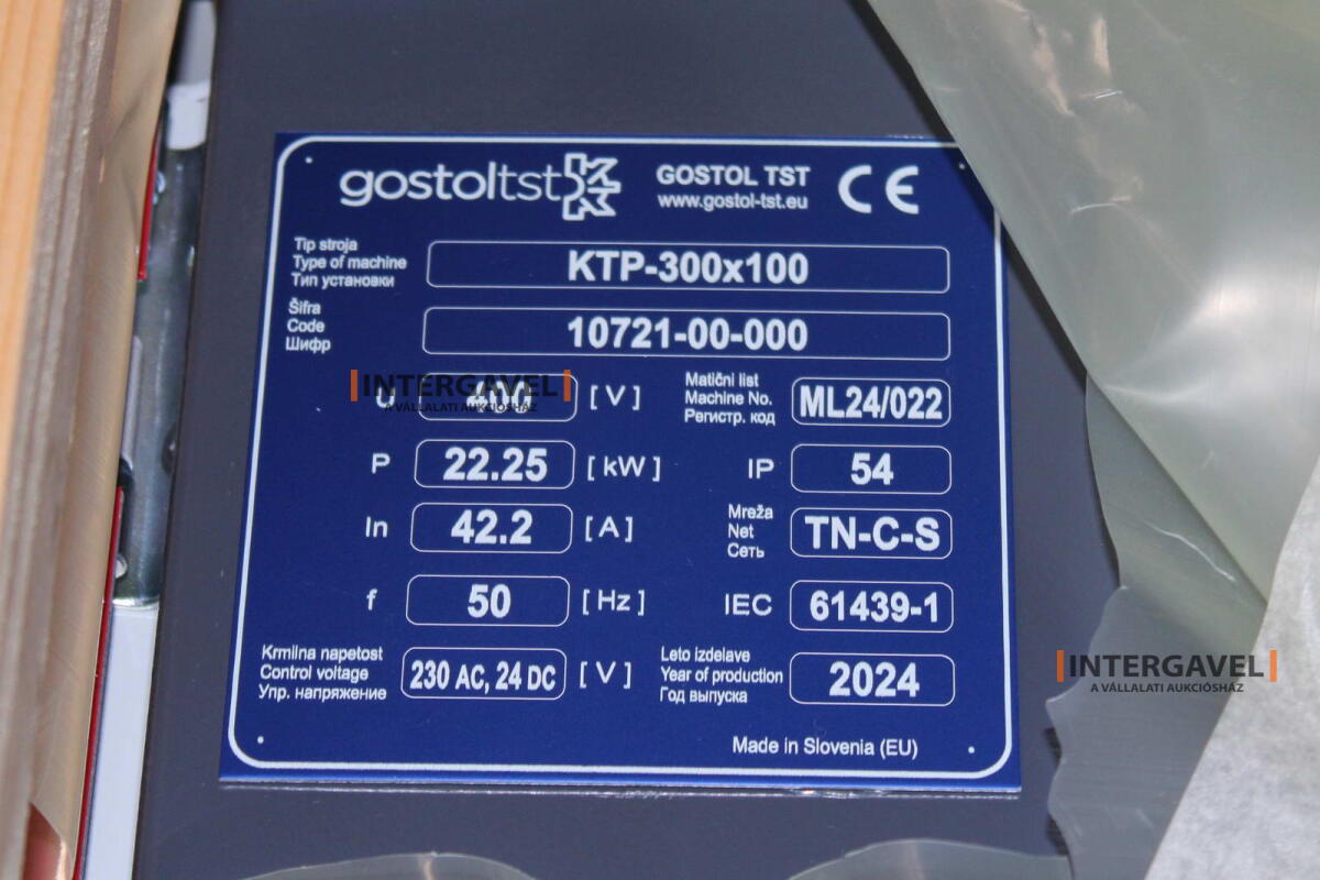 Szemcseszóró - Gostol; KTP-300x100 15