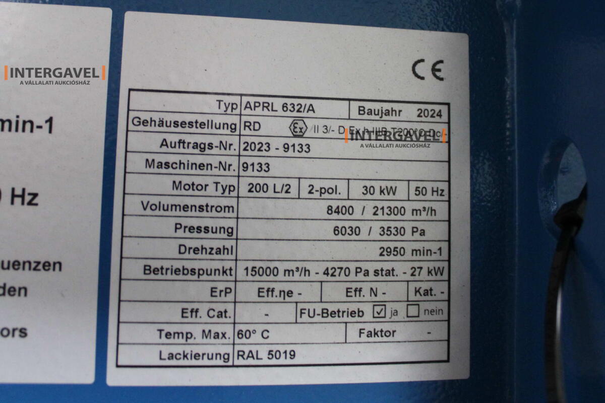 Elszívó egység - Donaldson, DFE4-32-V 12