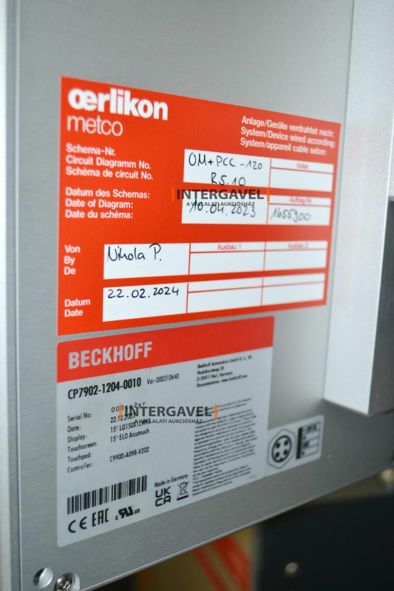 Plasmaszóró berendezés 12