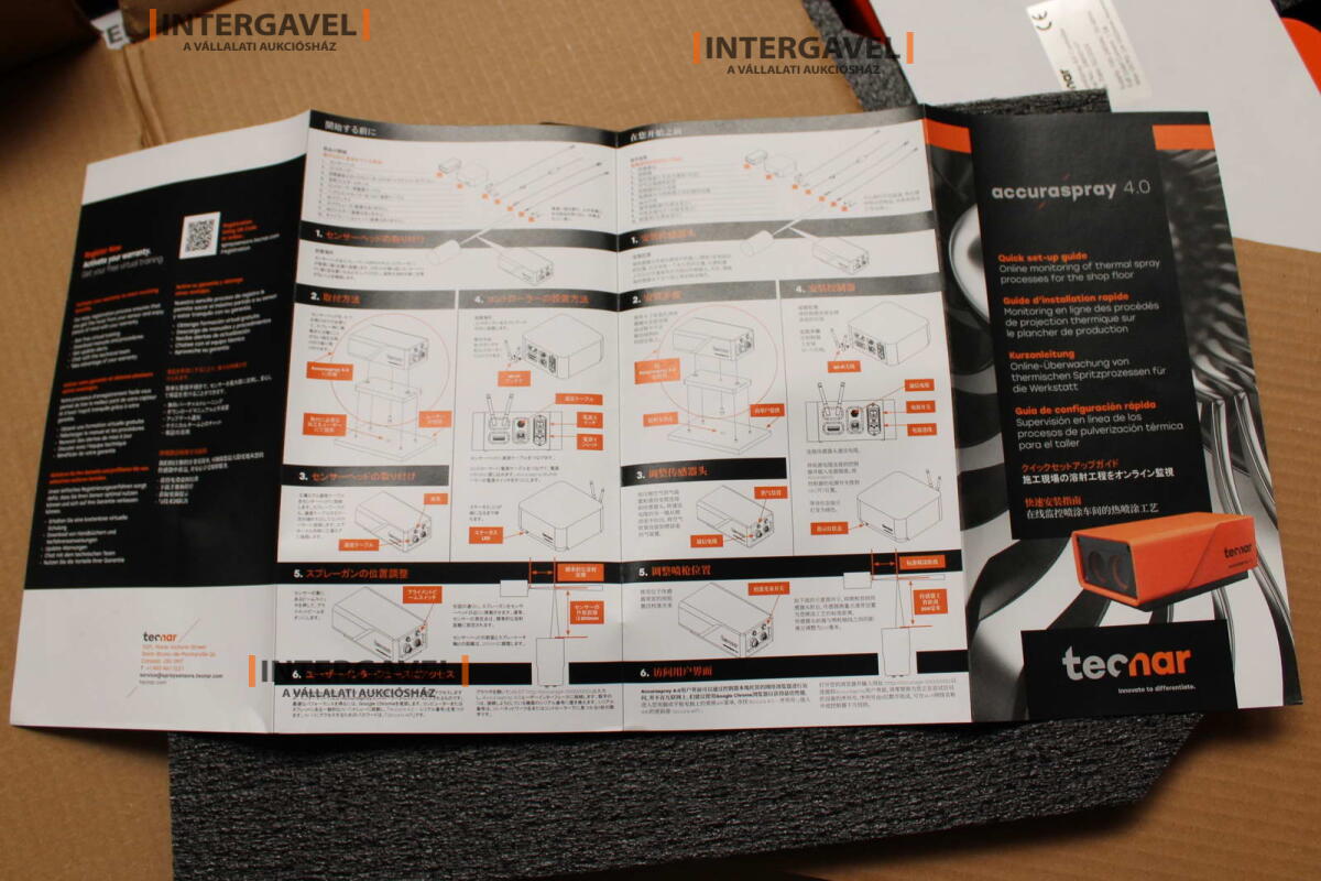 Hőszóró érzékelő - Tecnar,  AcuraSpray 4.0 18