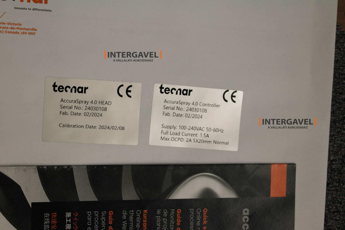 Hőszóró érzékelő - Tecnar,  AcuraSpray 4.0 6