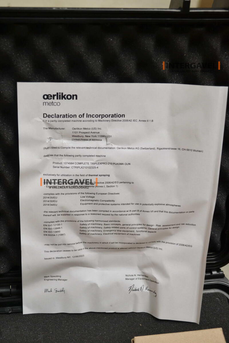 Plasmaszóró berendezés 7