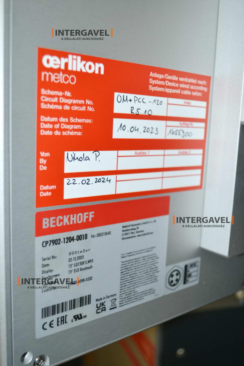 Plasmaszóró berendezés 12