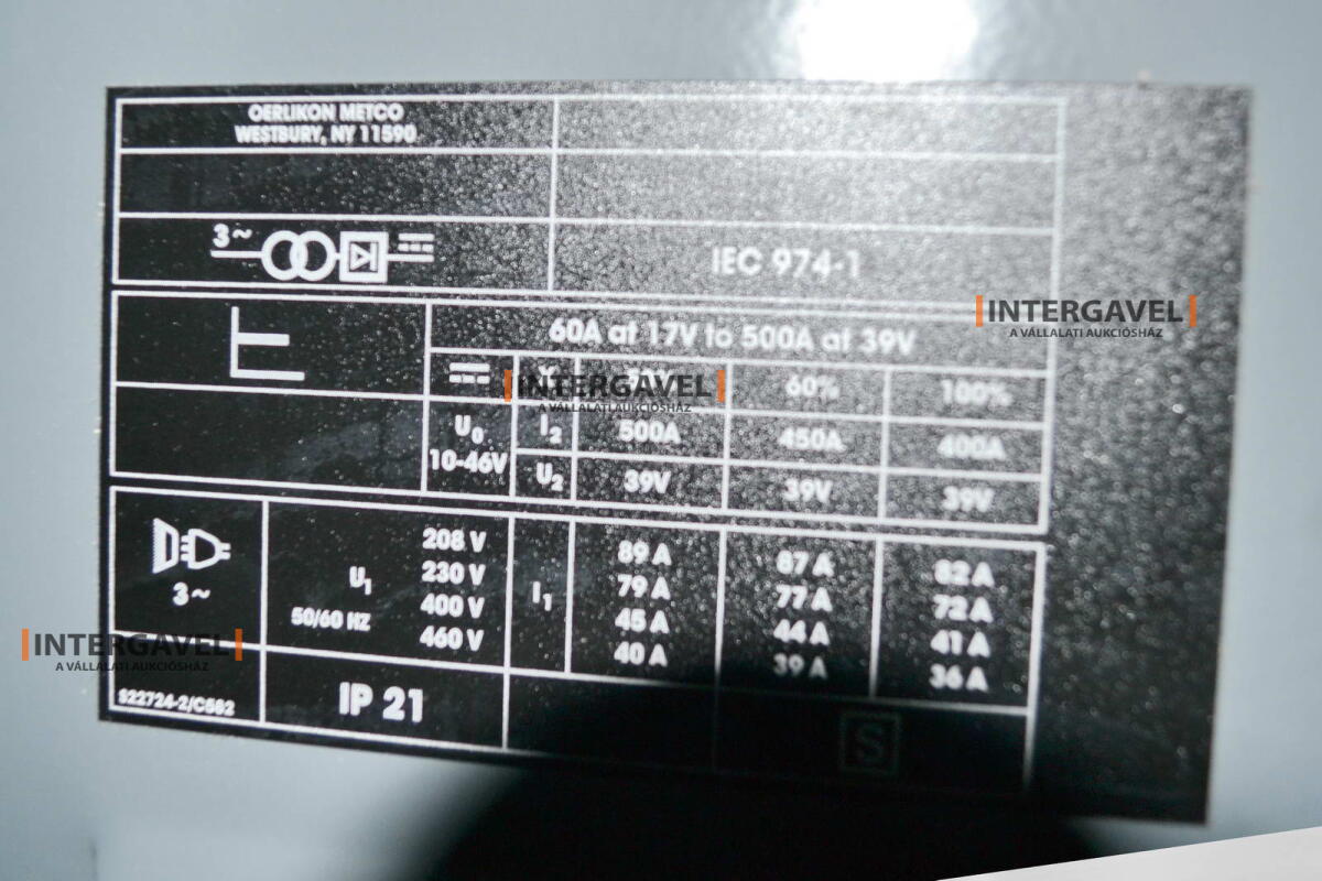 SmartArc elektromos huzalos ívhegesztéses termikus szórórendszer 12